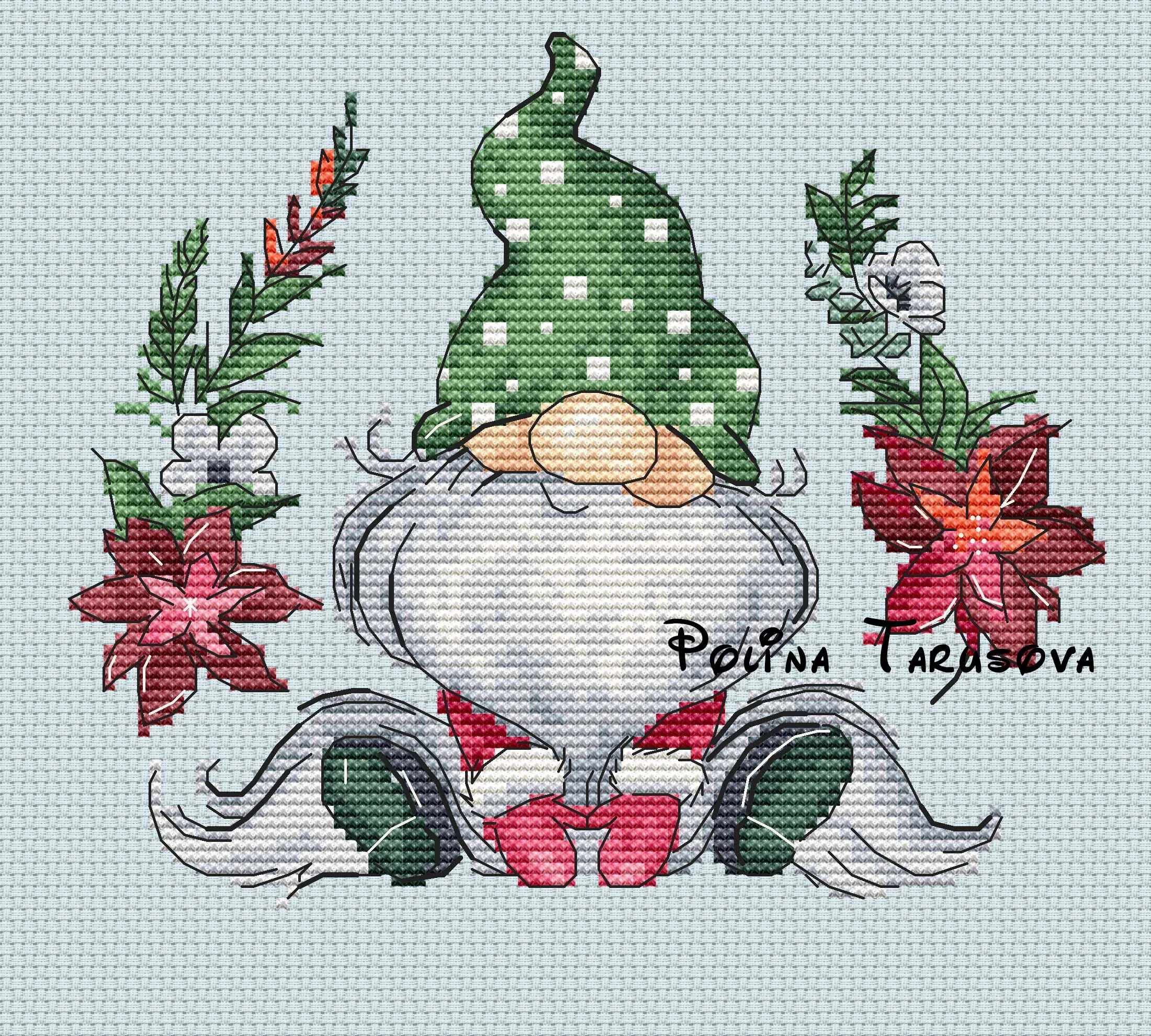 

Dwarves Christmas 10-26-24 Cross Stitch Kit Aida Count Unprint Canvas Stitches Embroidery DIY Handmade Needlework