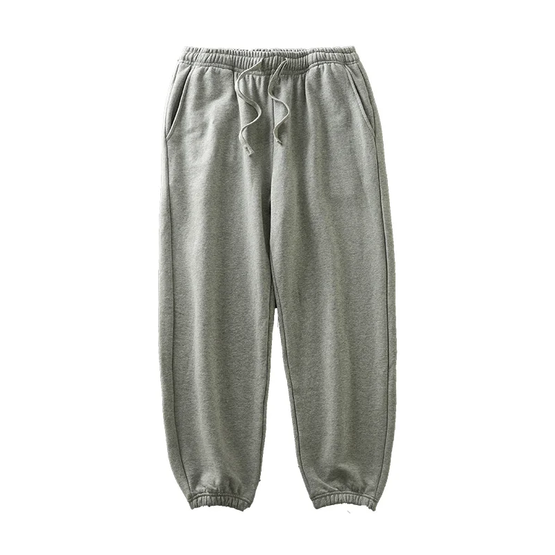 DUKEEN 500G Heavyweight Men Sweatpants Spring and Autumn 100% Cotton Loose Casual Sport Jogger Pants Men's Drawstring Trouse 6