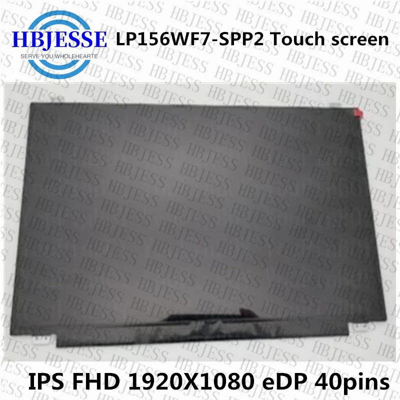 

Оригинальный телефон, сенсорный экран для Lenovo Thinkpad T560, дисплей для fru 00UR897, сменный 40-контактный светодиодный ЖК-дисплей 15,6 дюйма