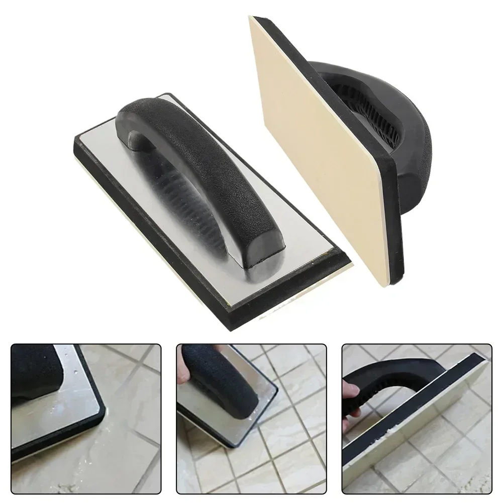 Handheld Concrete Rubber Trowel Corner Finish Render Plastering Float Floor Hand Tools Accessory