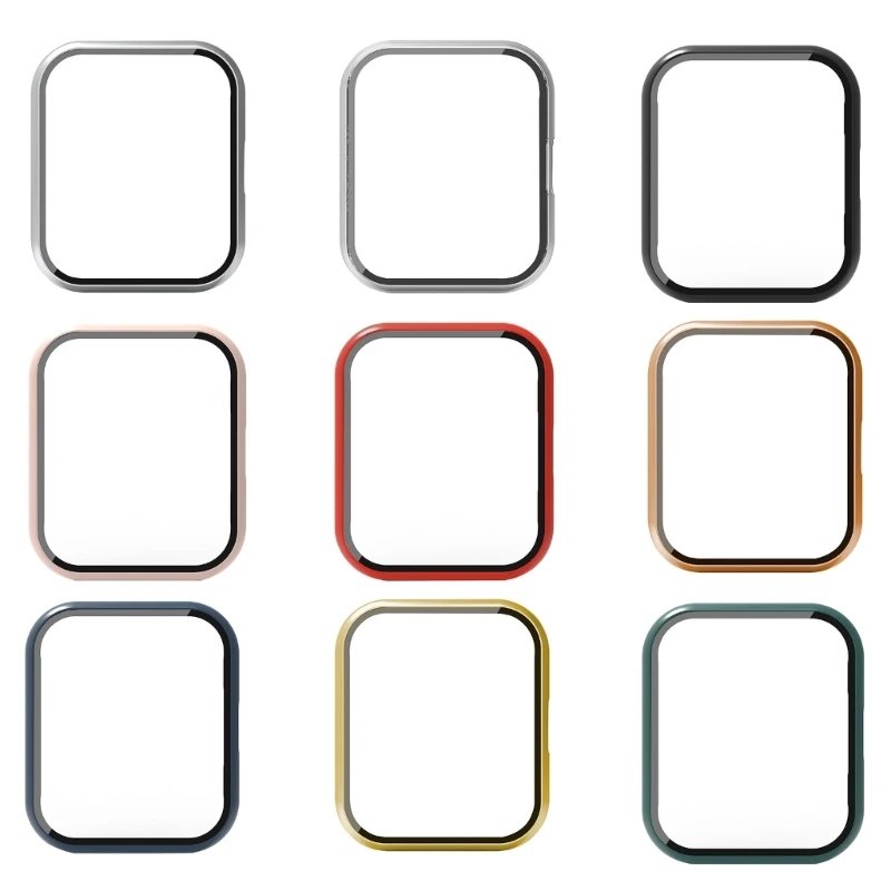 

Smartwatch Tempered Glass Protectors Bumper Shells Full Protective Cover Scratch Resistant Housing for Watch 3 Active