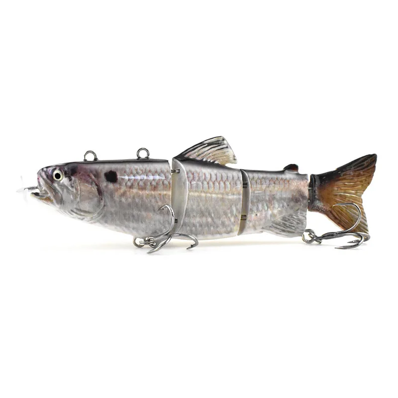 Robotic Fishing Sinking 130mm/35g Auto Swimbait Elektrische Wobbler Köder USB Aufladbare LED Köder Für Hecht Bass – Detail 8