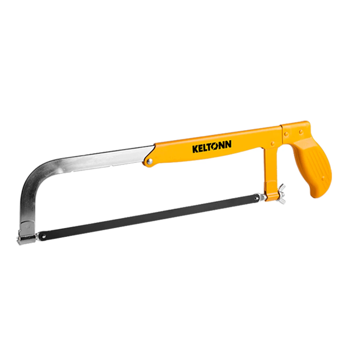 Adjustable hacksaw frame, the frame is made of professional high-carbon tool steel, adjustable to 8", 10", 12"