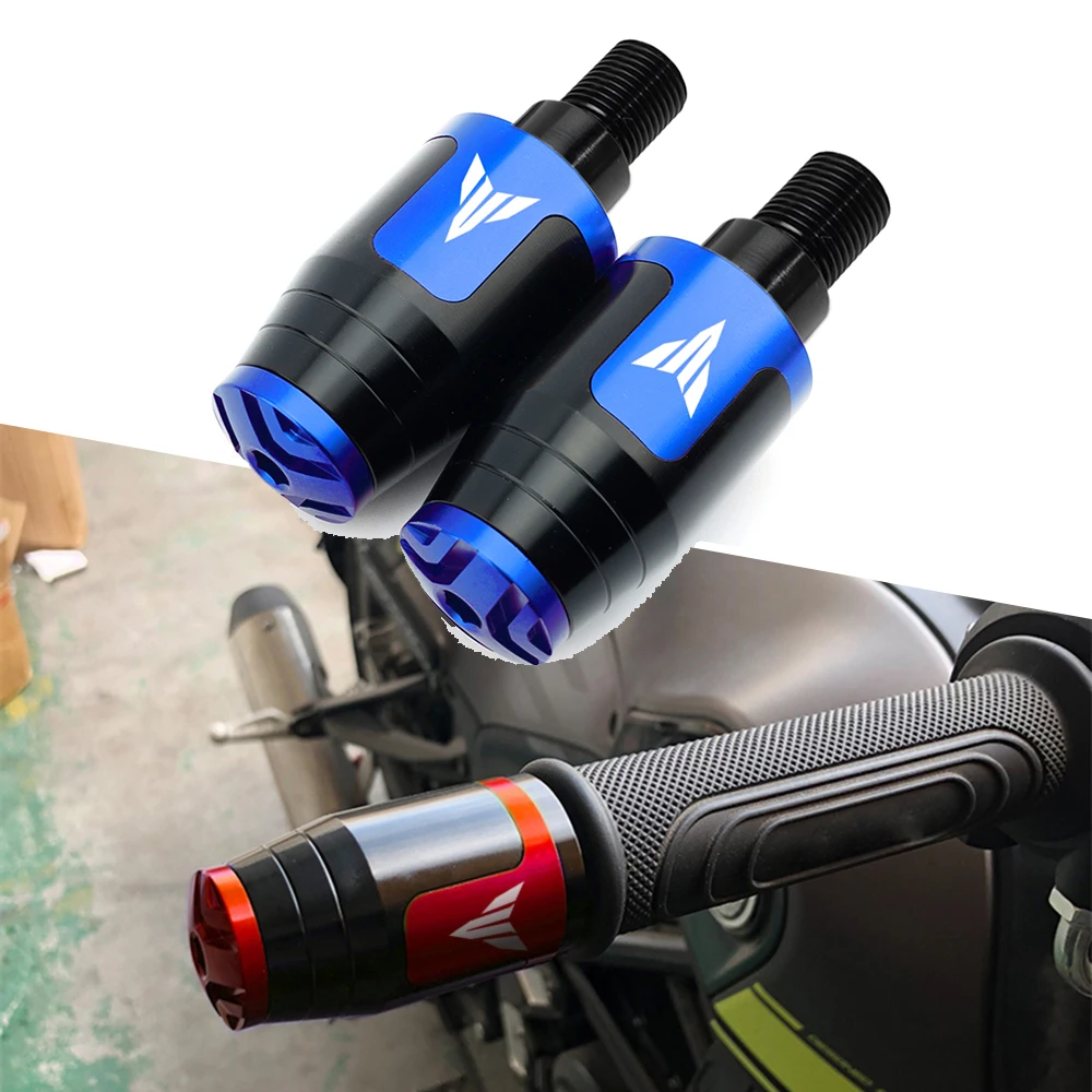 Accessoires Moto Pour Y&amaha Pour MT07 Pour MT09 Pour MT10 FZ1 FZ6 FZ09 FZ8 XSR 700 XSR900 Rétroviseur Universel De Moto En Alliage D'aluminium (Color : Bleu