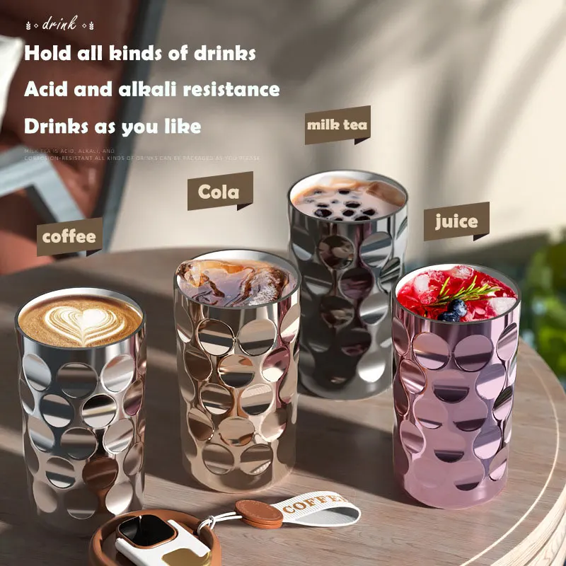 410ml Light Luxury Stainless Steel Thermos Cup Ceramic Liner Smart Coffee  Cup Portable Led Temperature Display Vacuum Thermos - Vacuum Flasks &  Thermoses - AliExpress