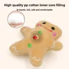 Cat Toys Christmas Elk Gingerbread Man Santa Claus Plush Cat Dogs Toys Interactive Play Cat Toys Self Hi Christmas Pet Supplies 3