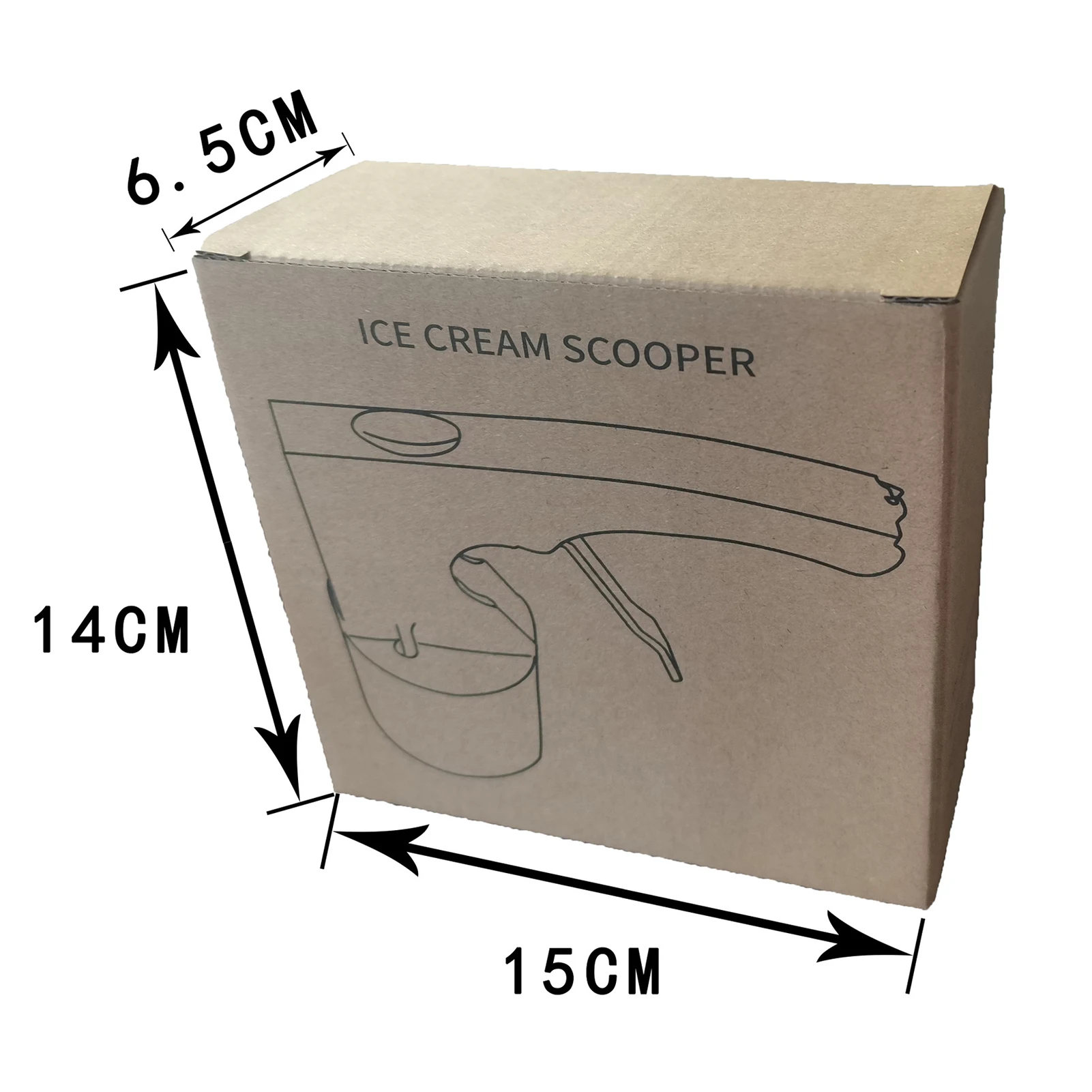 Ice Cream Scoop Cylindrical Ice Cream Scoop with Trigger Release Scoop Great Ice Cream Accessories xqmg ice cream scoop