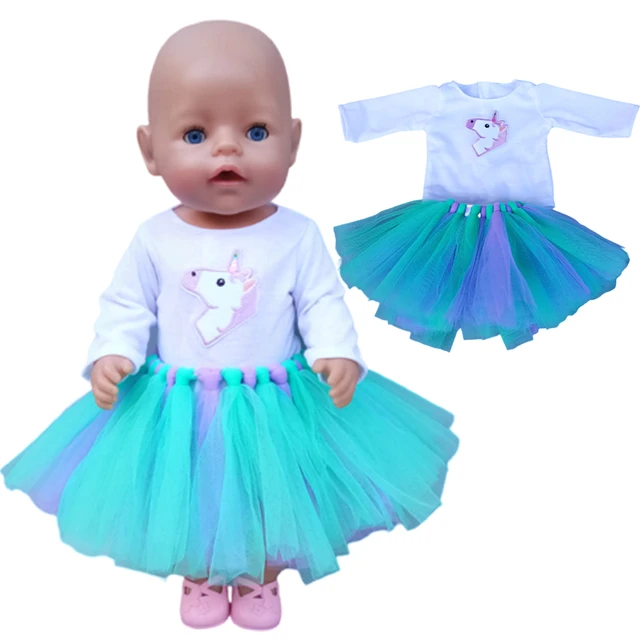 43cm born baby doll summer fishing shirt short for 18 inch american  generation girl doll clothes pants - AliExpress
