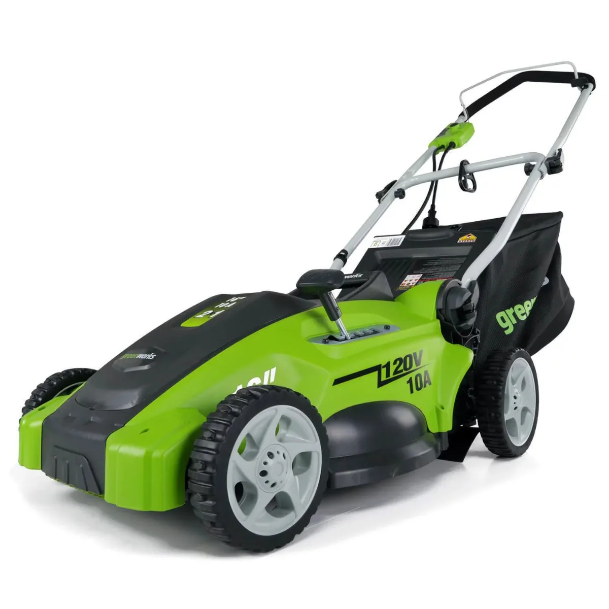 

10 Amp 16" Corded Electric Walk-Behind Push Lawn Mower, 25142