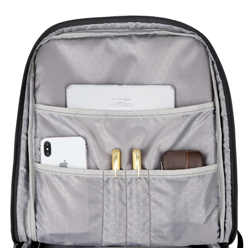 15.6 inch laptop Backpack USB Charging Waterproof Urban Business Rucksack Schoolbag Travel bag DISCOVER Luxury Multifunctional tactical backpack travel backpack laptop backpack business backpack school bag expandable backpack