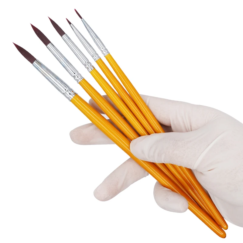 

1Pc Dental Ceramic Glaze Resin Pen 5 Sizes Dentist Porcelain Brush Pen Dentist Tools Oral Teeth Lab Equipment