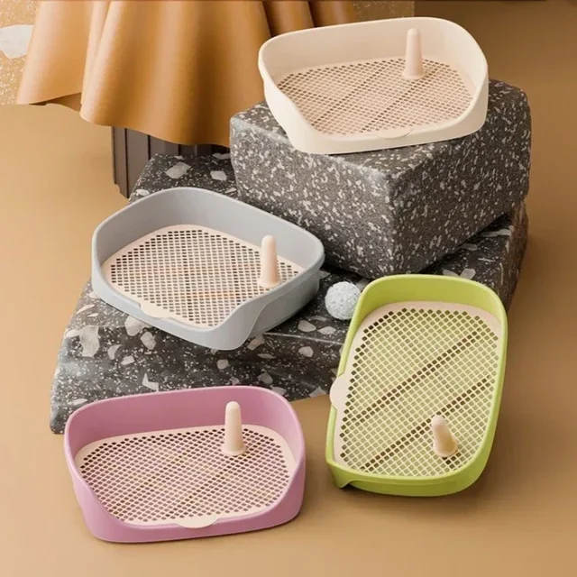 Large Size Pet Litter Box-Portable Dog Training Toilet with Puppy Pad Holder Tray Indoor Dog Potty & Pet Toilet for Puppies/Dogs 2