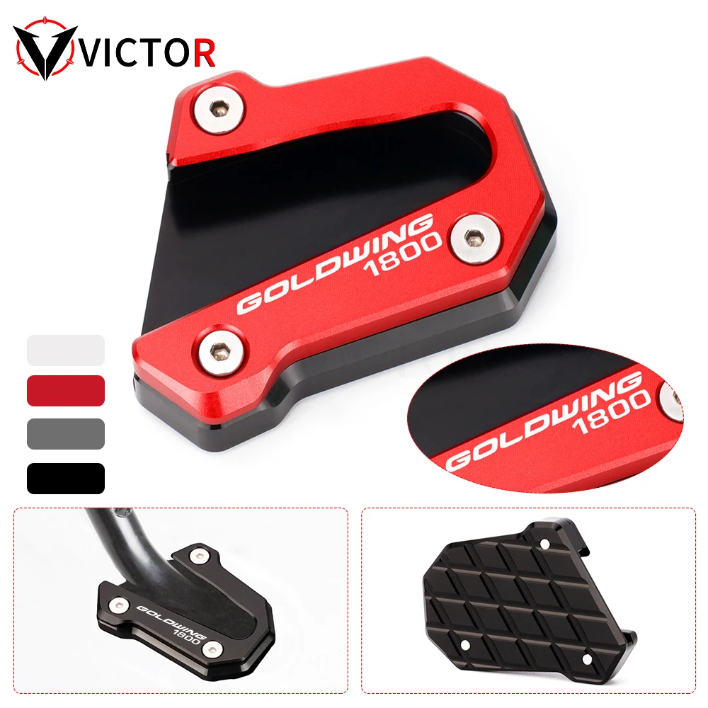 MotorcycleCNCKickstandSideStandExtensionFootPadSupportFor