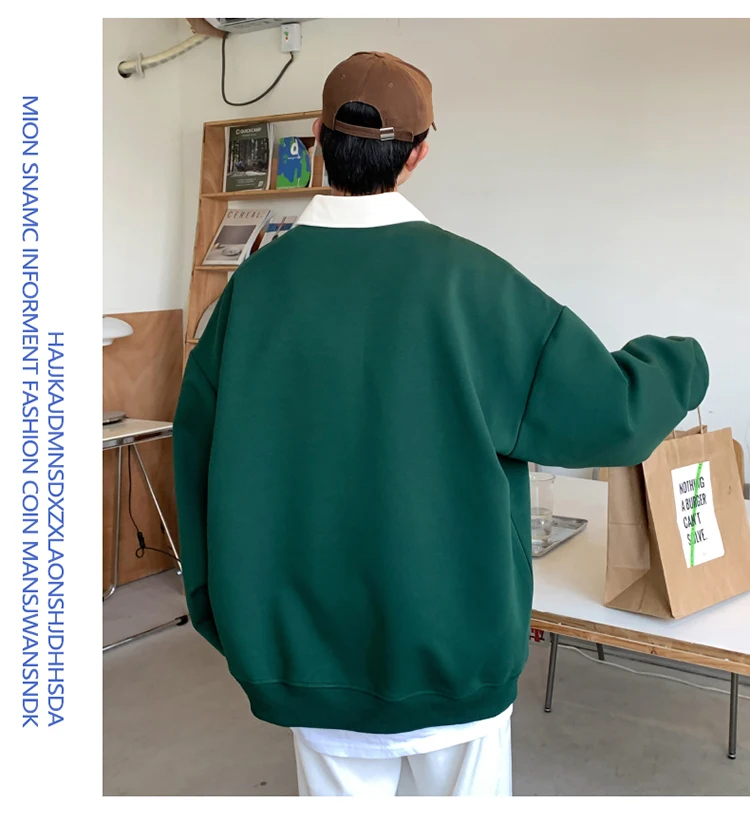 Autumn Lapel Hoodie - Side View