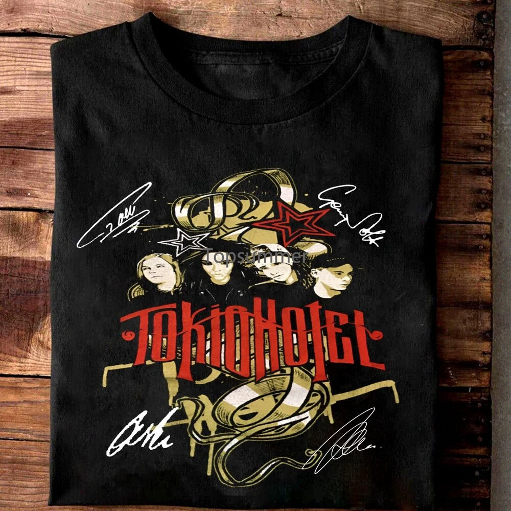

Rare Tokio Hotel Tour Hip Hop Black S-234Xl Tee C400