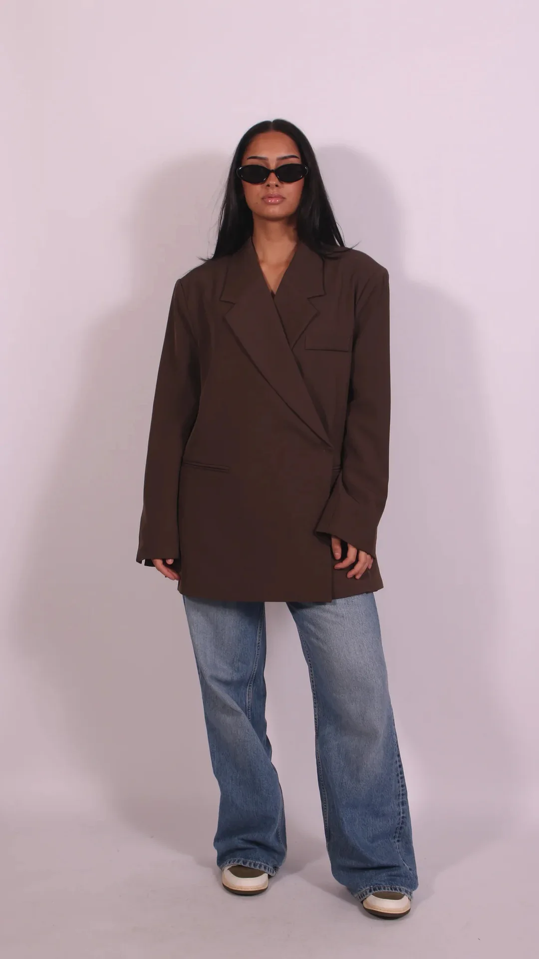 Ladies Loose Blazer Suit Image 8