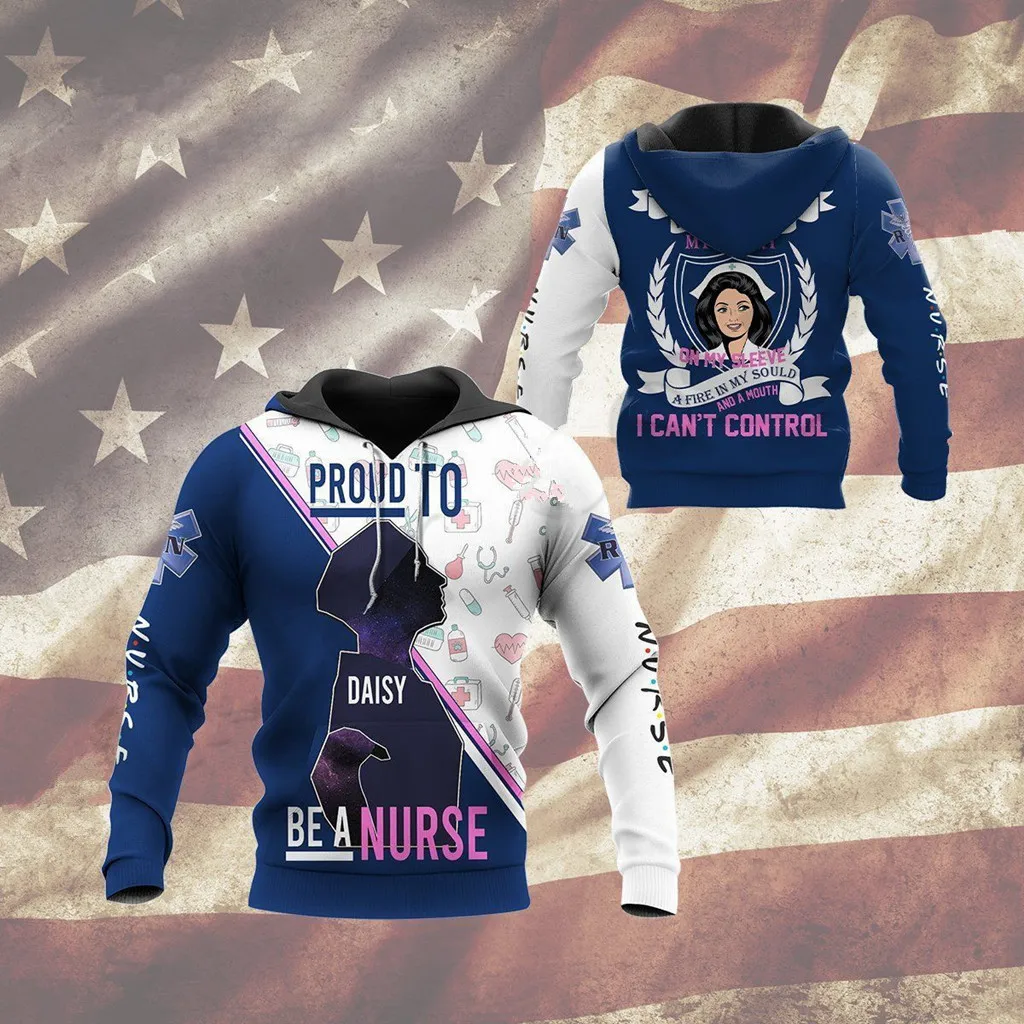 

3D Print Newest Nurse Custom Name Gift Art Unique Funny Hrajuku Streetwear Unisex Casual Hoodies/Zipper/Sweatshirt 8693