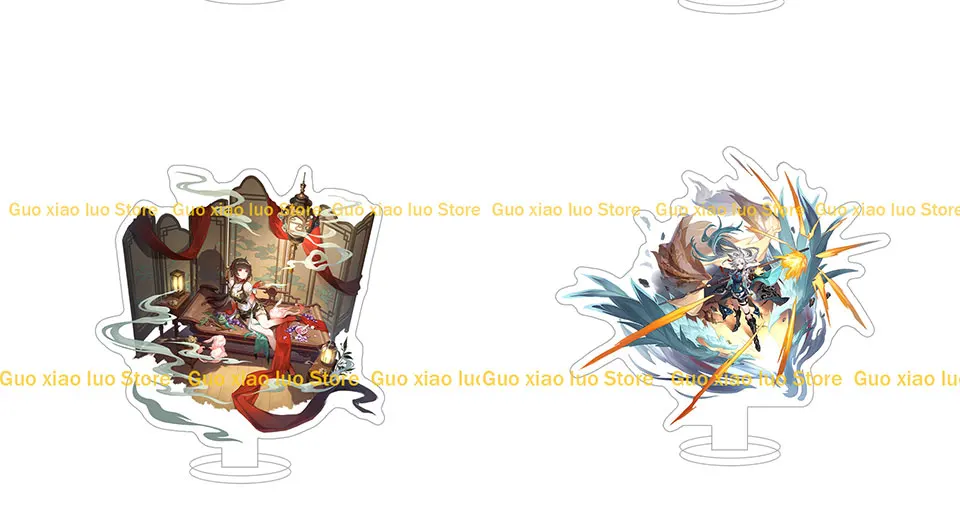 Honkai Star Rail Offizielle neue Skins Sunday Rappa Lingsha Feixiao Moze Jiaoqiu Yunli 7. März Jade Acrylständer Schreibtischornament – Detail 5