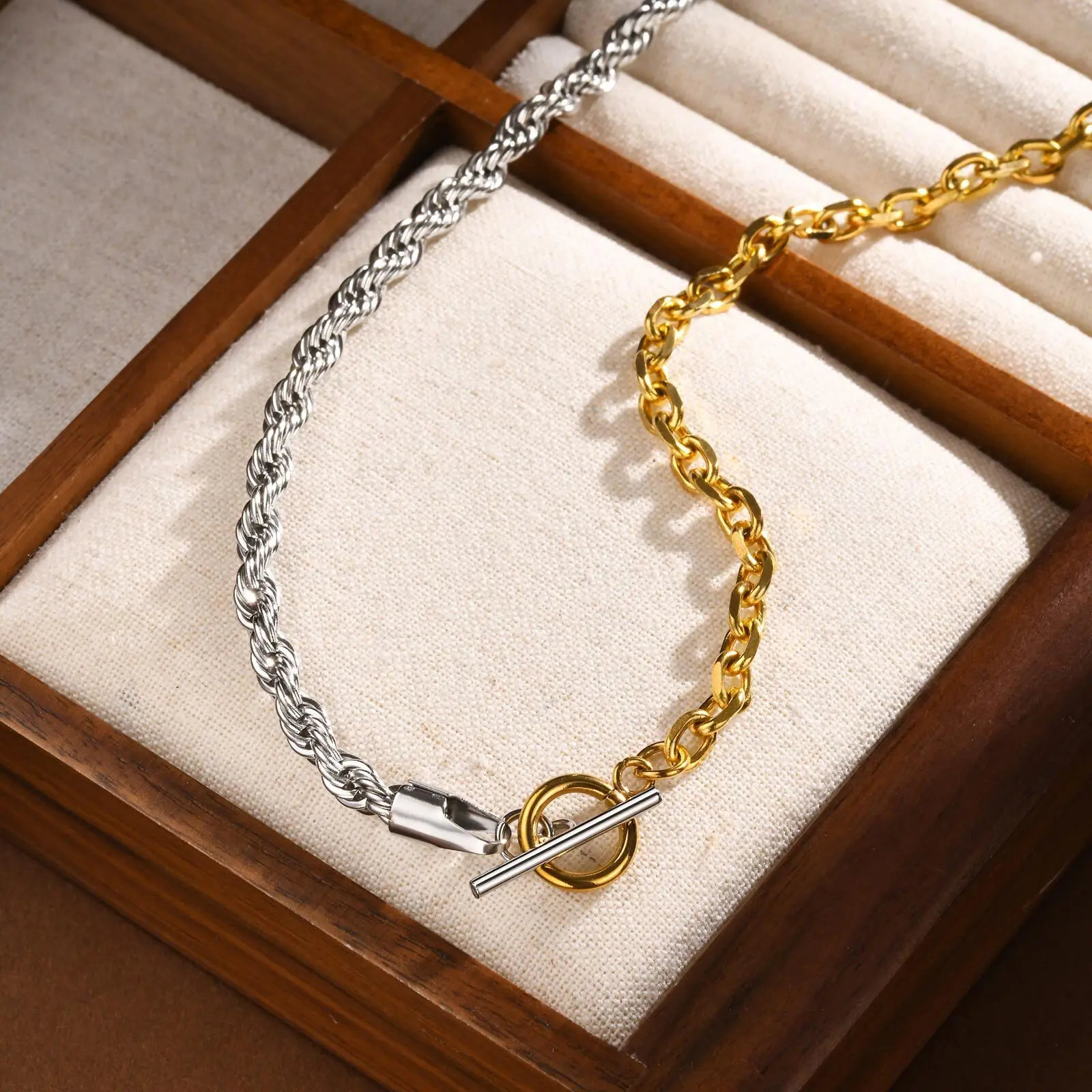 チタン 24金 メンズ ネックレス ブレスレット セット ショップ メンズ ネックレス ブレスレットセット！ チタン 24金 メンズ