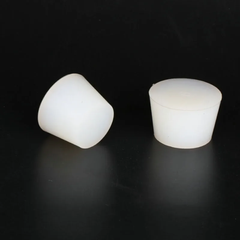 Conical Silicone Stopper With Hole/Solid Airlock Valve Silicone Plug Fermenter Cover Test Tube Tapered Brew Wine Bottle Stoppers