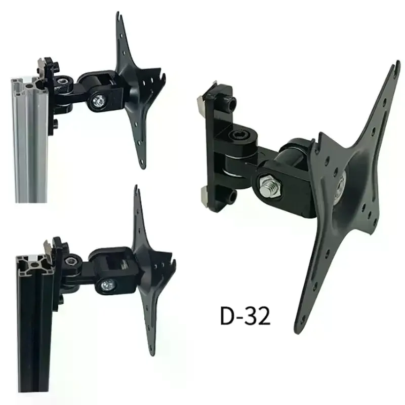 벽걸이형 모니터 브래킷 버튼 박스 VESA 마운트 100mm 75mm 50mm 2축 조절식 버튼 박스 마운팅 심 리그 업그레이드