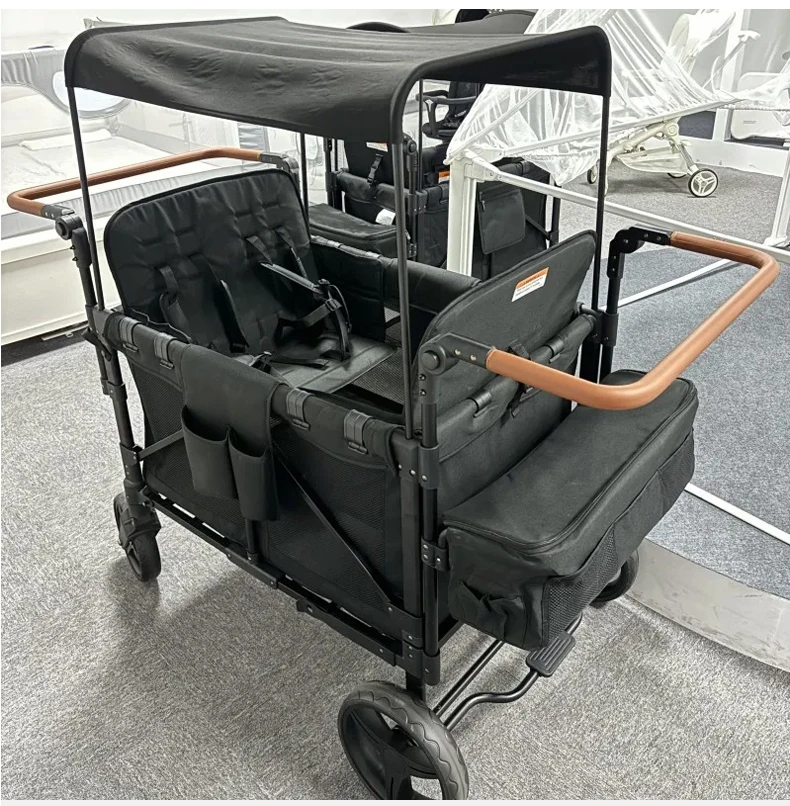 Trending Baby Folding Travel Stroller Luxury Pram 2 in 1 Stroller for 0-3 Years 3
