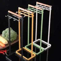 Nordic Style Spatula and Spoon Hanging Rack Kitchen Utensil Rack Six Hook Spatula and Spoon 2