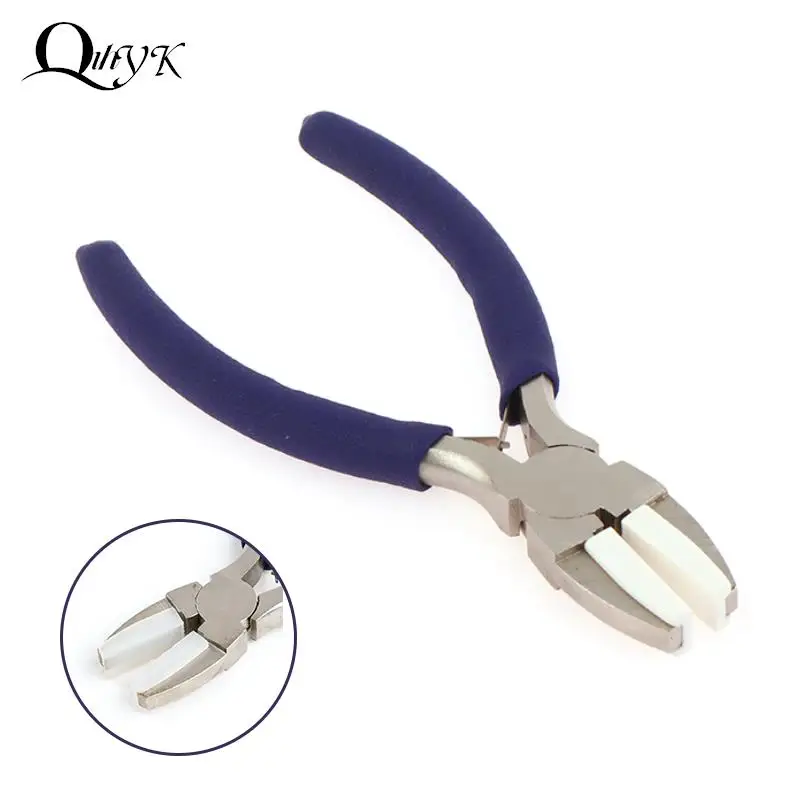 1pcs Carbon Steel Jewelry Plier Short Chain-Nose Plier Flat Nose Pliers For  Bend Metal Wire