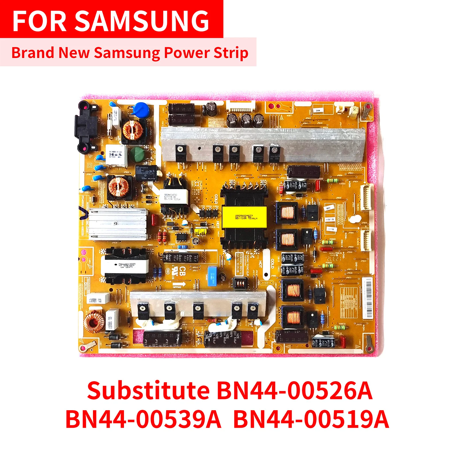 New Good Test Working Power Board for Samsung TV Substitute BN44-00526A BN44-00539A BN44-00519A Repair Parts