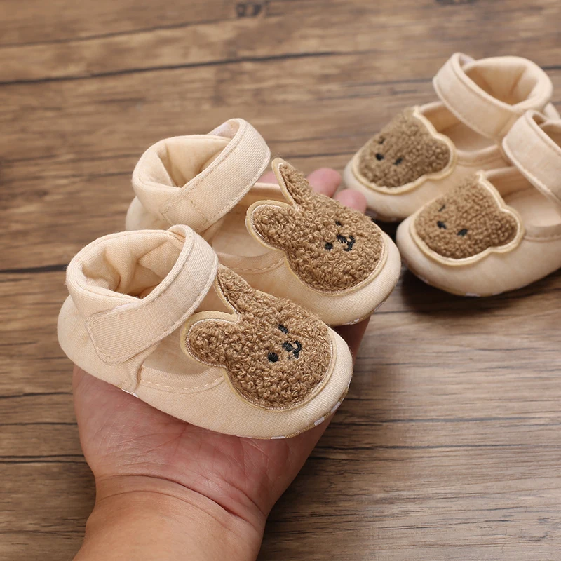 Newborn Cartoons Baby Socks Shoes Boy Girl Star Toddler First Walkers Booties Cotton Comfort Soft Anti-slip Warm Infant Shoes