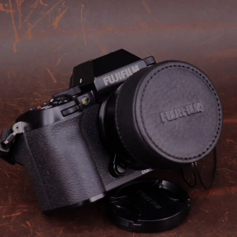 Handmade Genuine Leather Lens Cap Lens Protection Camera 1545mm Lens