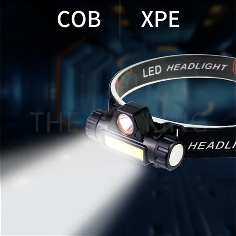 4000LM Mini LED Headlamp With USB Rechargeable 2 Modes Camping Flashlight Head Lamp Led Headlamp Rechargeable Flashlight Led Flashlight Led Headlight