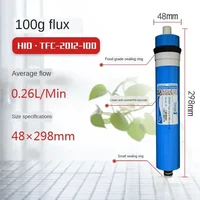 เครื่องกรองน้ำระบบ400GPD 50/75/100/150//เครื่องกรองน้ำระบบออสโมซิสผันกลับสำหรับใช้ในห้องครัว 4