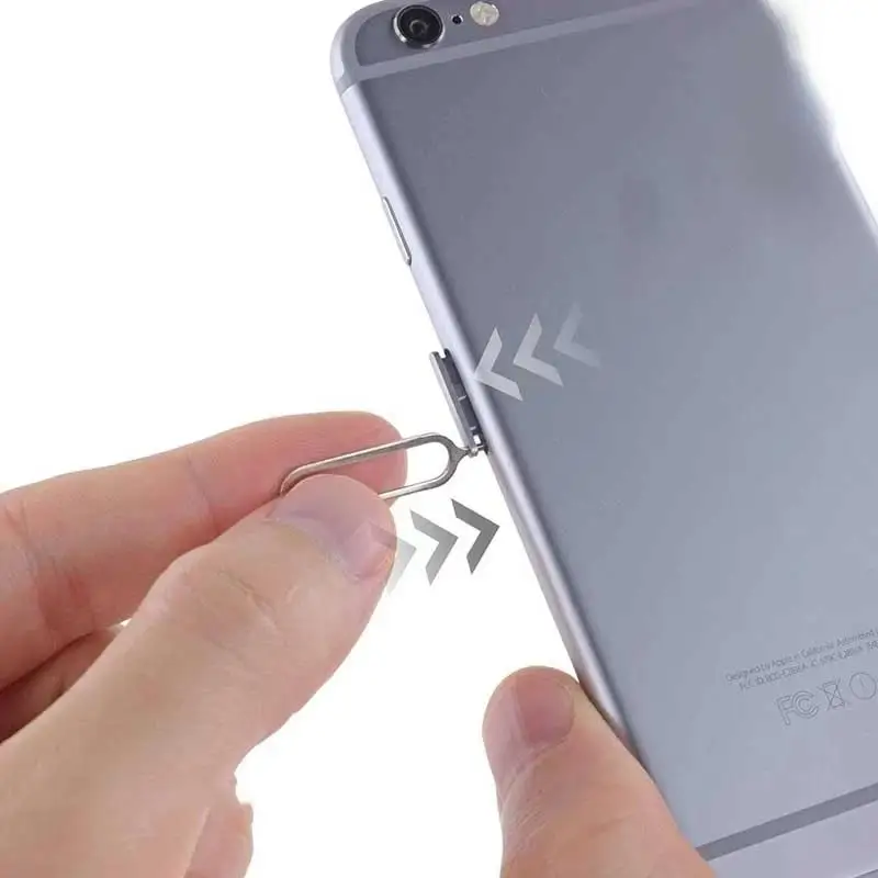 Stainless Steel SIM Card Tray Eject Pin Key Tool