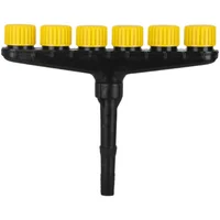 Agriculture Atomizer Nozzle Garden Lawn Sprinkler Farm Vegetable Irrigation Adjustable Large Flow Watering Tool6 Way 2