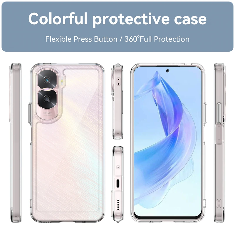 For Cover Huawei Honor 90 Lite Case Honor 90 Lite Capas Phone Back