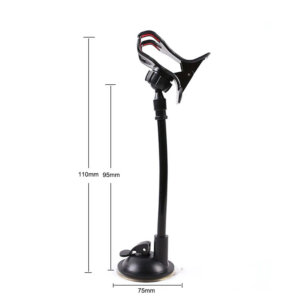 Plastic Guitar Mobile Phone Bracket Stand Suction Cup Portable Guitar Mobile Phone Clip Support Sucker for Singing Lyrics Song
