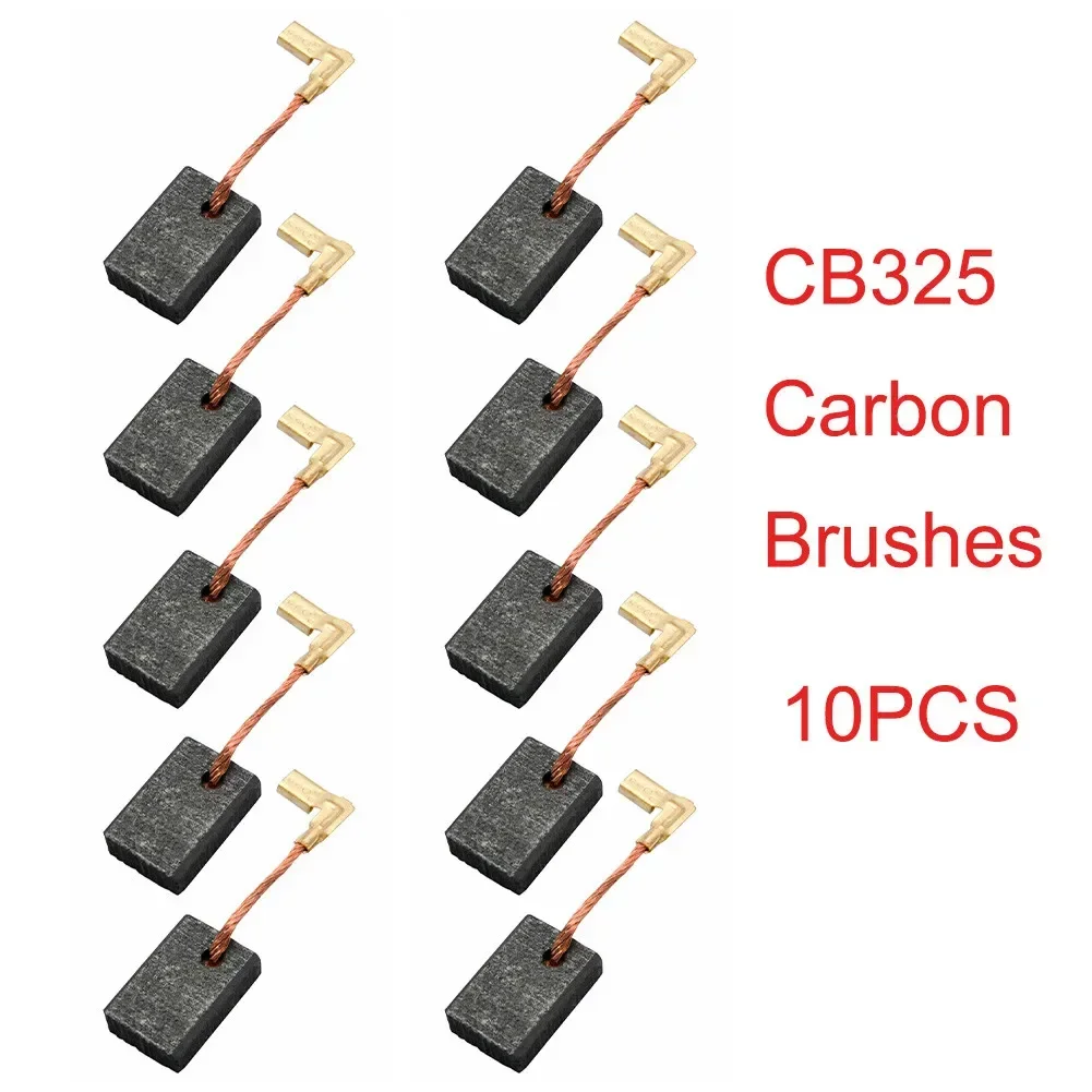 Pack of 10 High-Performance Carbon Brushes for Power Tools