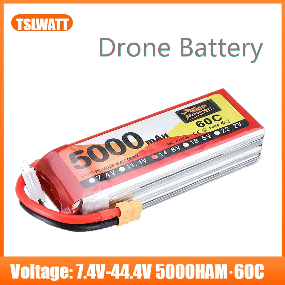 Polymer-model-aircraft-battery-5000mAh-11-1V-60C-7-4V-14-8V-lithium ...