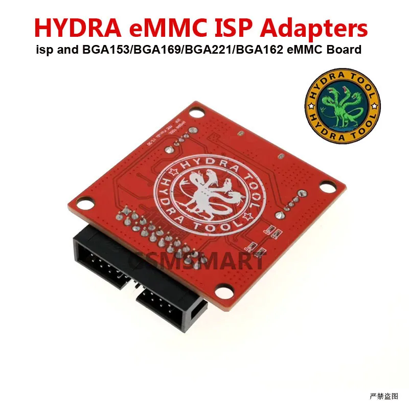 Hydra ISP eMMC Adapter Set Tool for BGA153 BGA169 BGA221 BGA162 eMMC Break out Board antenna adapter rf adapter kit