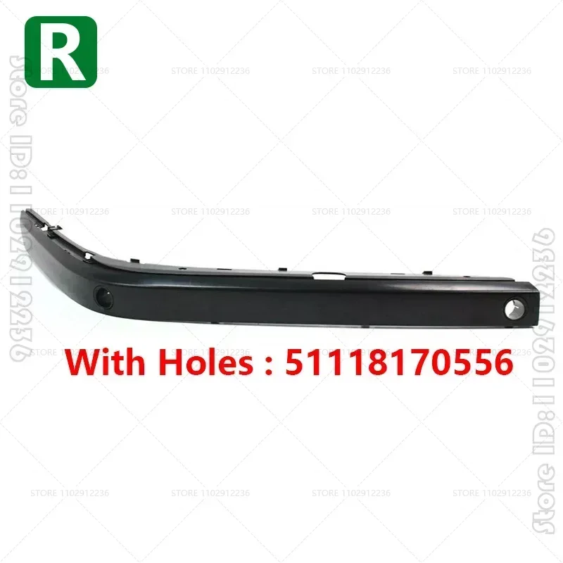 Car Front Bumper Trim for 1995-2001 E38 BMW 740i 740iL 740iLP 750iL 750iLP Front Bumper Trim 51118170555 51118125309 51118168105 51118125437