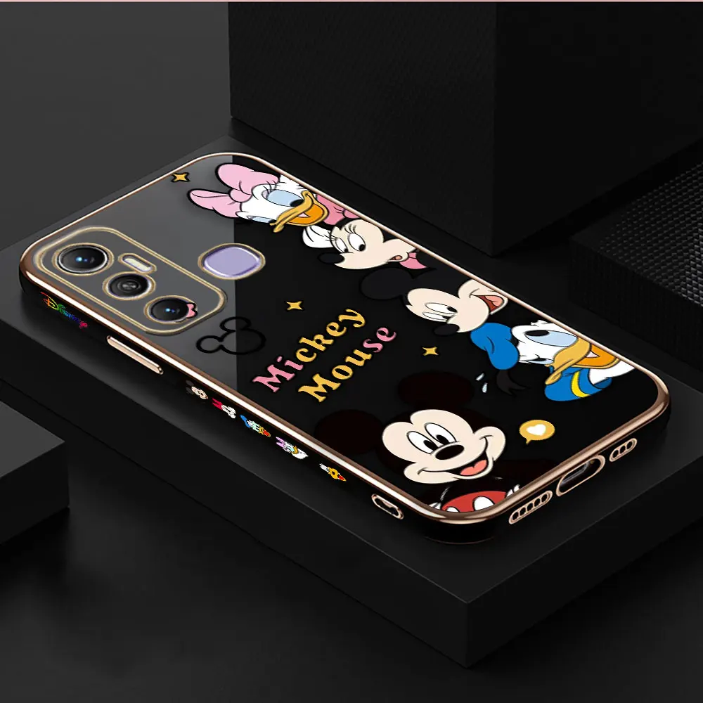 thumbnail image 1 of Smooth E-TPU Phone Case Infinix TECNO POP SPARK 6 7 8 10 20 GO 20C CAMON 17 18 19 20 2 3 4 Case Minnie Mickey Donald Duck Goofy, 1 of 5