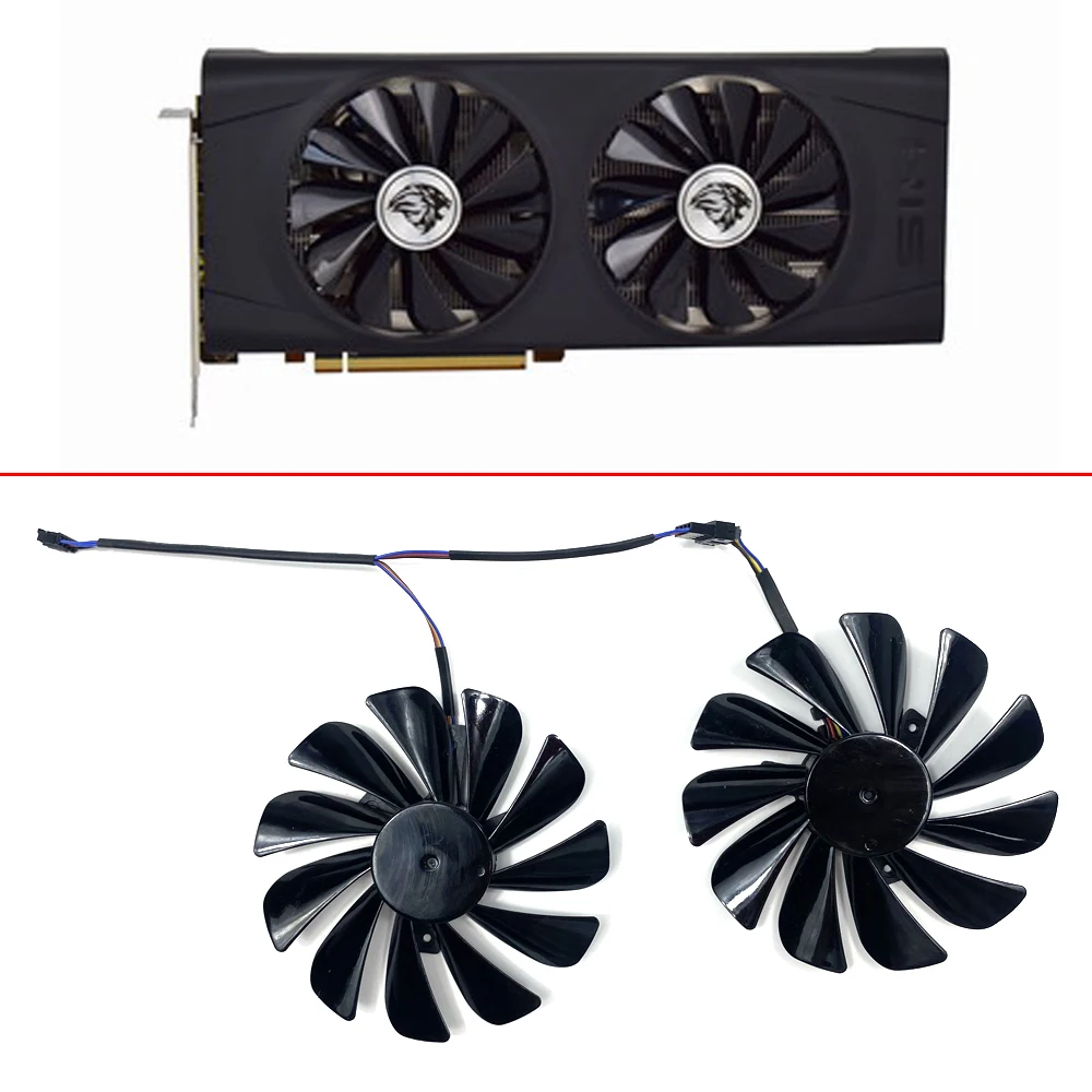 Ventola Di Raffreddamento 95Mm 4Pin Cf1010U12S Fdc10U12S9-C Rtx5700 Gpu Fan Per Il Suo Rx 5700 Iceq Xm² Rx 5700 Xt Pink Army Rx 5700 Xt Iceq Fan