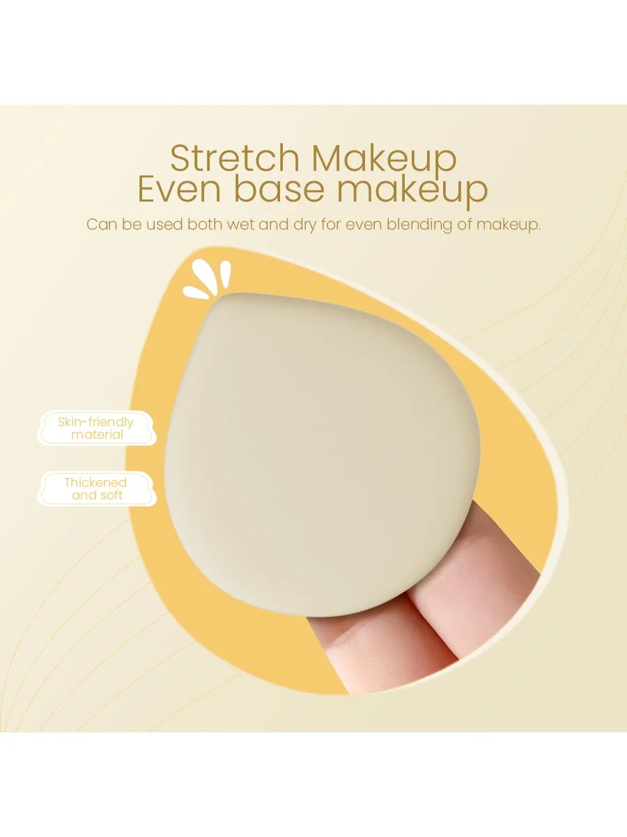 Makeup Sponge Set 16Pcs Pink Makeup Sponge And Makeup Puff Suitable For Face Cream And Powder Concealer Powder Machine