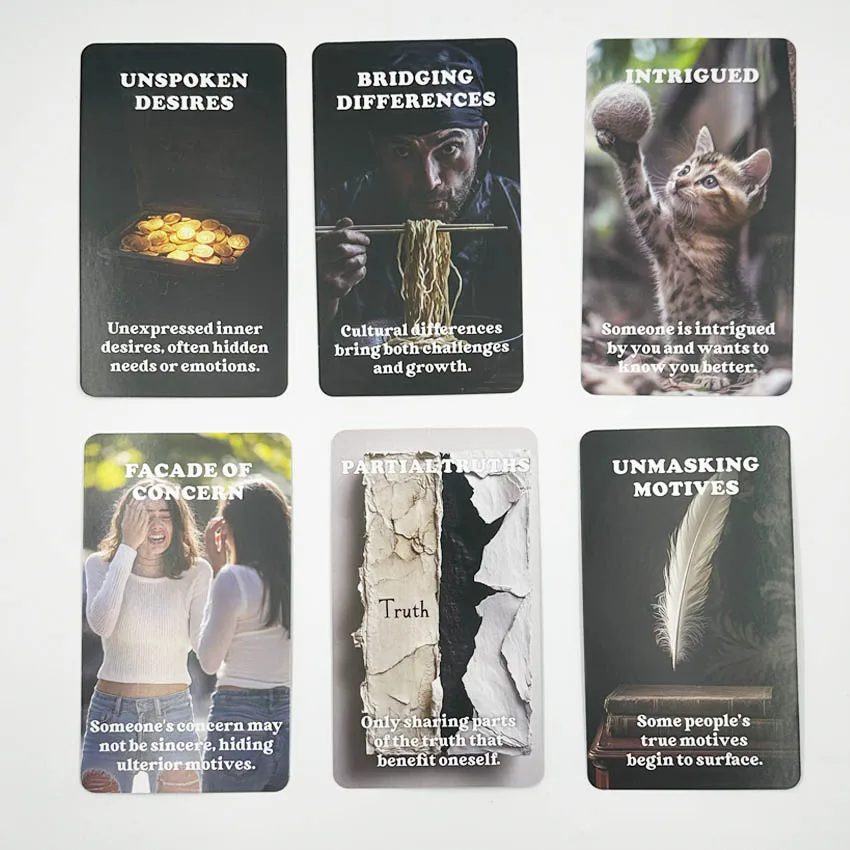 12x7 cm A-80 Card Keyword Spill Tea Oracle Deck Card Games No Manual Cyrious About The Truth 3