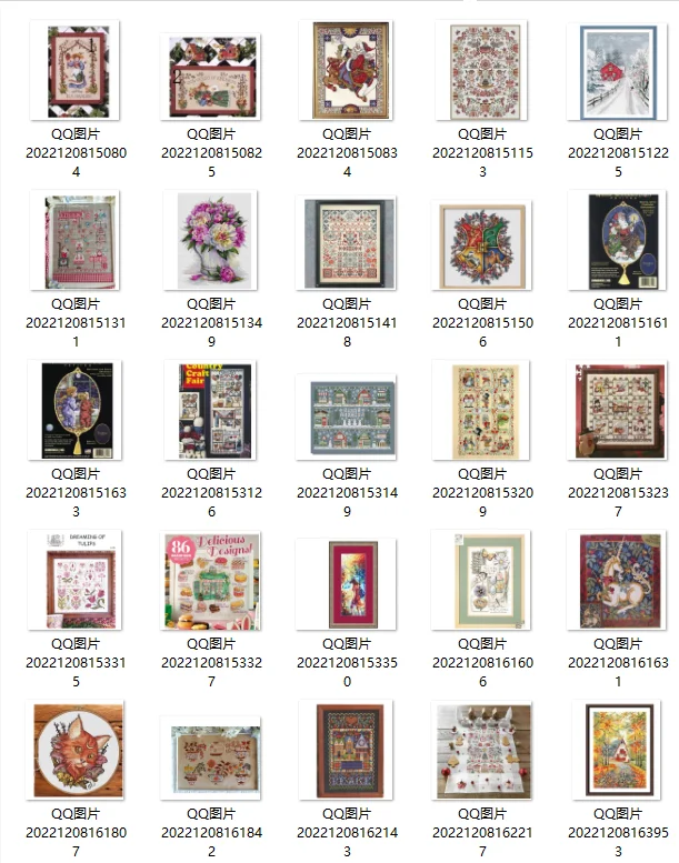 Christmas Fairytale Cross Stitch Kit, Cotton Silk Thread, Silver Canvas Embroidery, DIY Needlework, Winter Design, 18CT, 14CT
