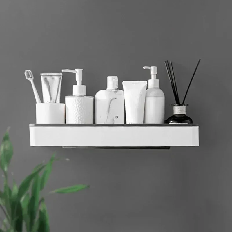 Wall Hanging Toilet Bathroom Storage Cabinet Rack Punch Free Multifunctional Artifact Above Toilet Rack Shelf Organizer gift 3