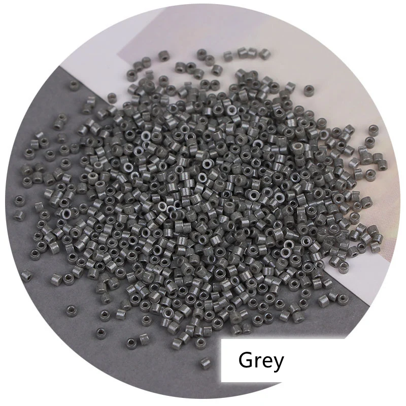 1200 stücke 2mm Mini Glas Perlen 12/0 Uniform Lose Spacer Perlen Für Hand DIY Schmuck Machen Zubehör – Detail 11
