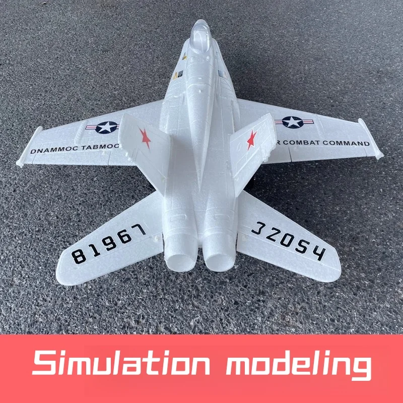 

Model aircraft fixed wing F18 70mm ducted EPO jet bumblebee adult assembled remote control combat aircraft