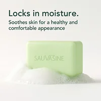 Barre de savon à l'huile d'arbre à thé pour hommes et femmes, nettoyage en profondeur, apaisant pour la peau sèche, soin des odeurs corporelles, exfolie et raffermit la peau, 100g 6
